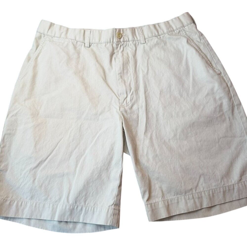 Polo Ralph Lauren 100% Cotton Chino Shorts Classic Preppy Men 36 Beige Vacation